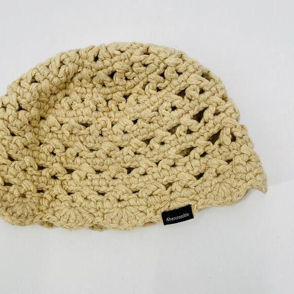 Abercrombie & Fitch Y2K vintage crochet cap main image 4
